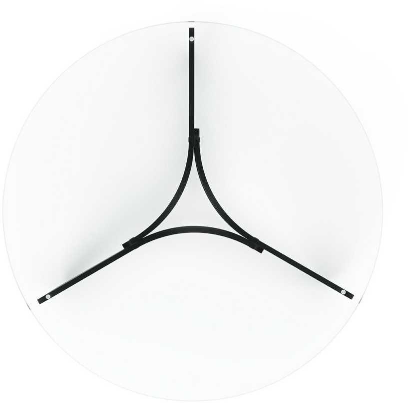 Žurnalinis staliukas MADERA, juodas