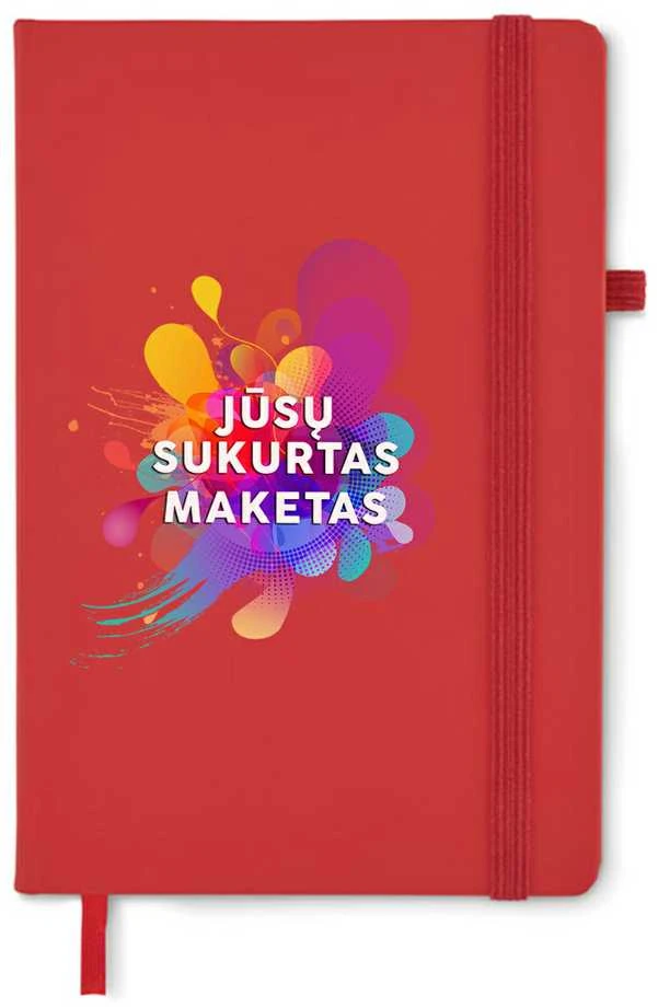A5 formato užrašų knygelė "ARCO" su jūsų dizainu