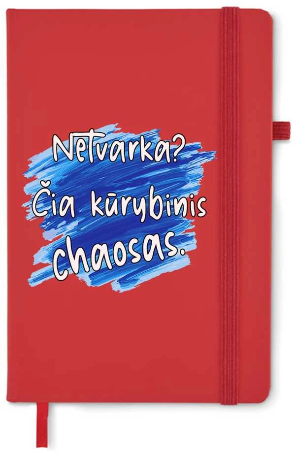 A5 formato užrašų knygelė "Kūrybinis chaosas"