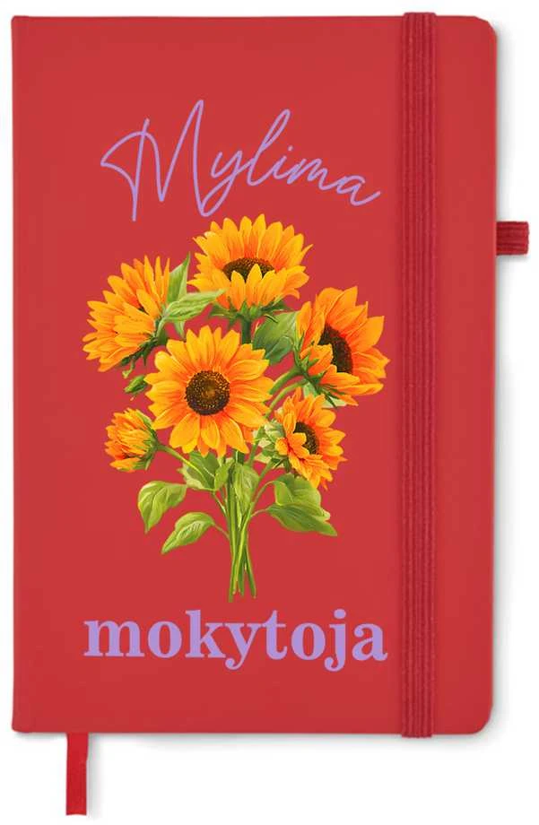 A5 formato užrašų knygelė "Mylima mokytoja"