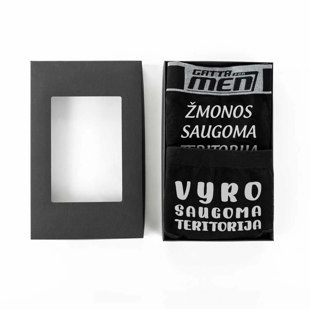 Apatinių rinkinys porai "Vyro ir žmonos teritorija"