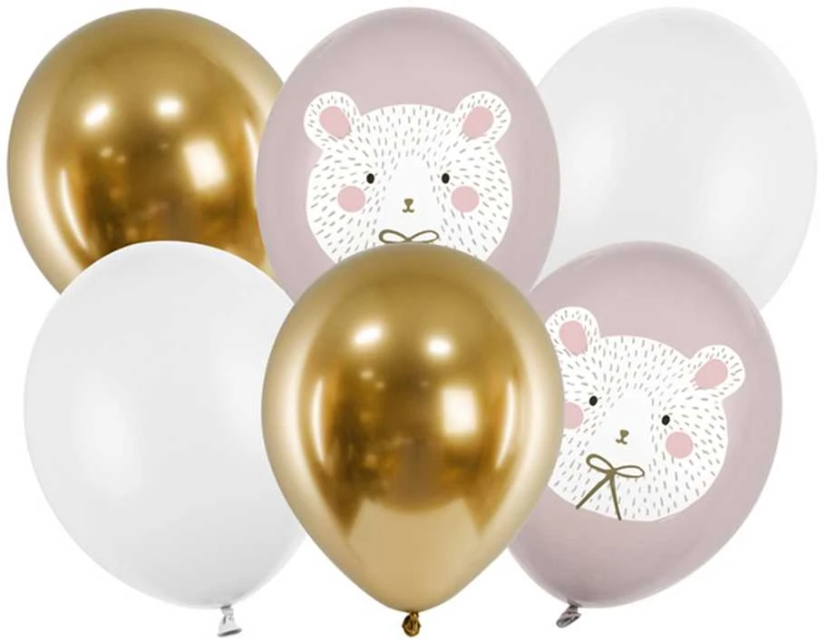 Party Deco Balionai "Meškutis" (6vnt)