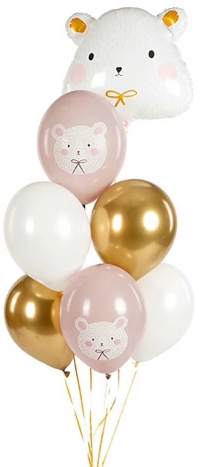 Party Deco Balionai "Meškutis" (6vnt)