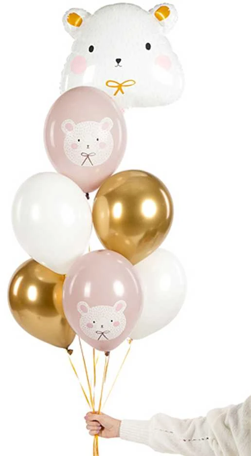 Party Deco Balionai "Meškutis" (6vnt)