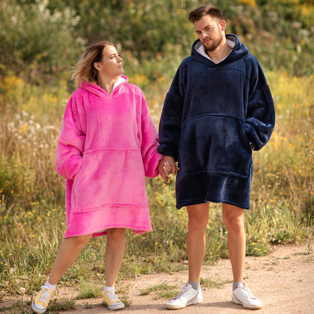 BARAMOOR džemperių - pledų komplektas "King & Queen"