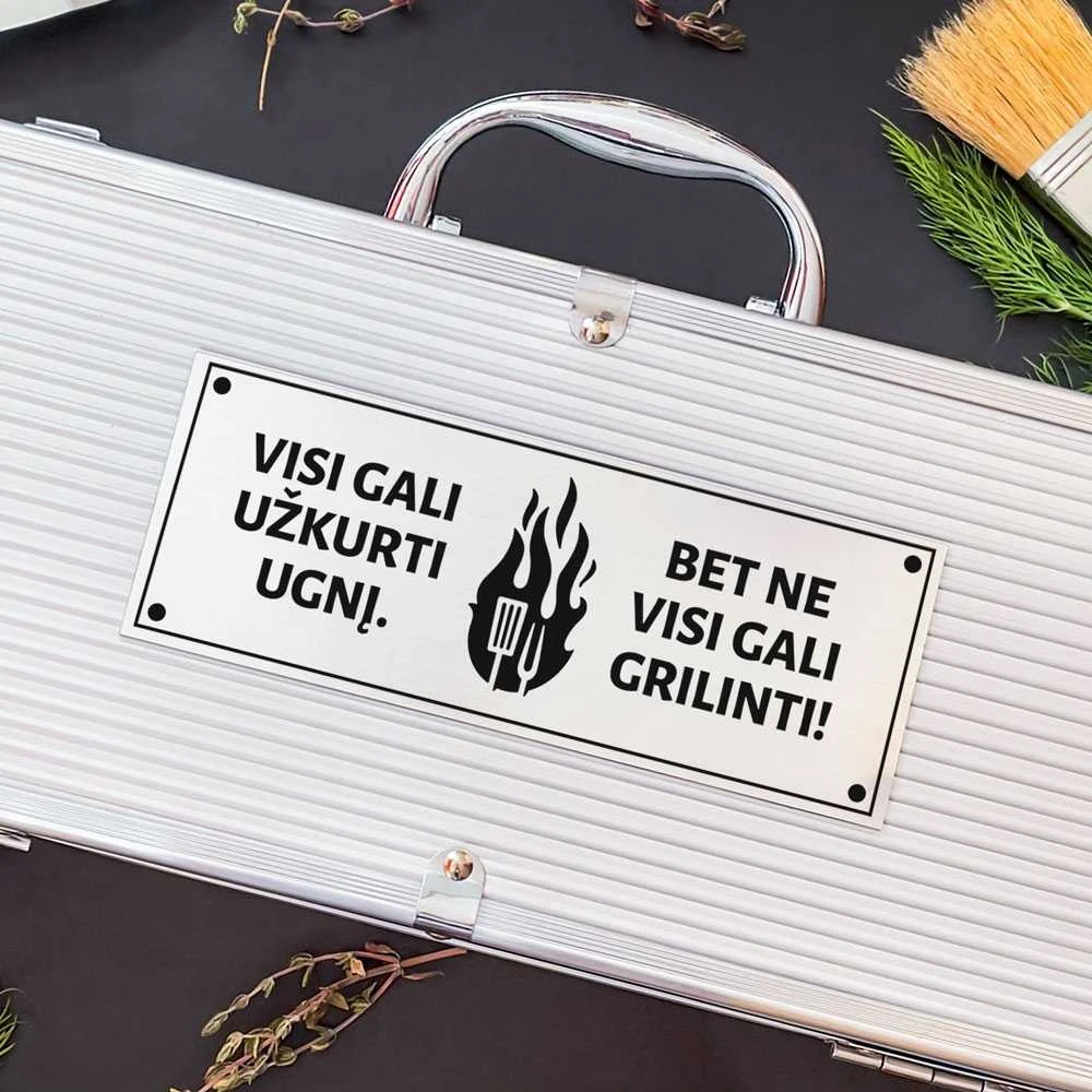Barbekiu rinkinys "Ne visi gali grilinti"