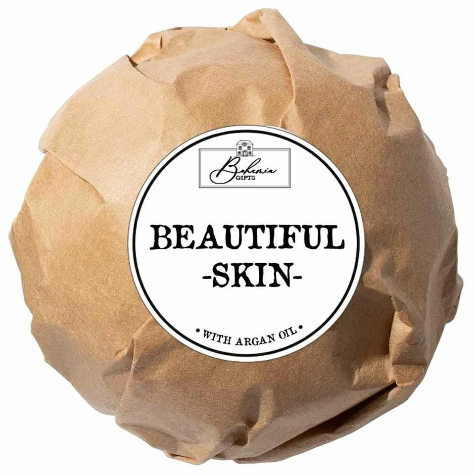 Bohemia Gifts Putojanti vonios bomba "Beautiful skin" (110g)
