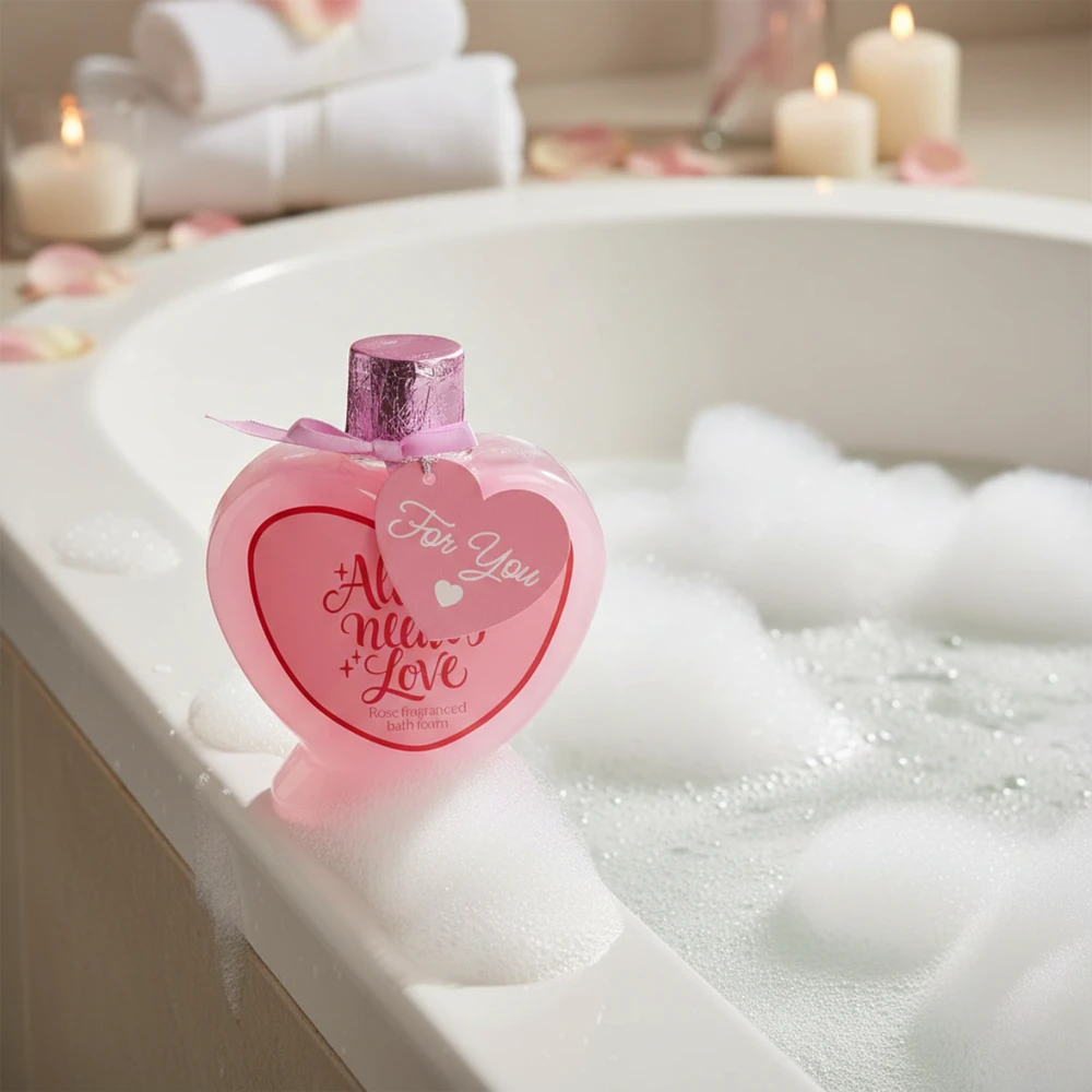 Bohemia Gifts Vonios putos "Love" su rožių aromatu, 200ml