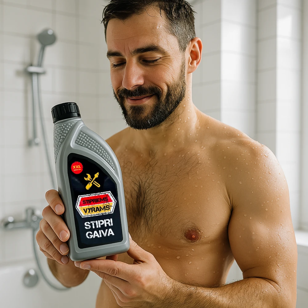 Bohemia Gifts XXL dušo želė "Stipriems vyrams - stipri gaiva" (1000ml)