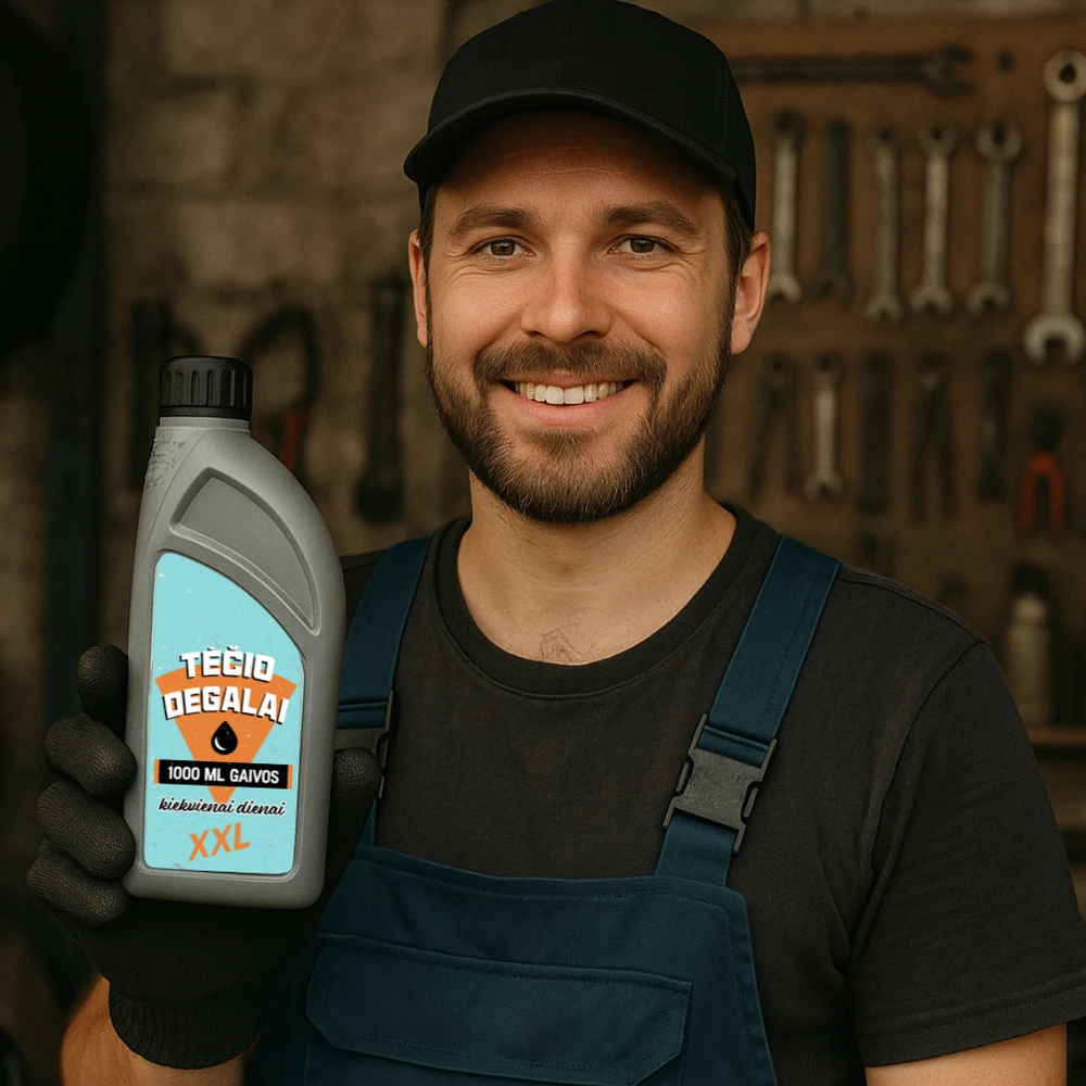 Bohemia Gifts XXL dušo želė "Tėčio degalai" (1000ml)