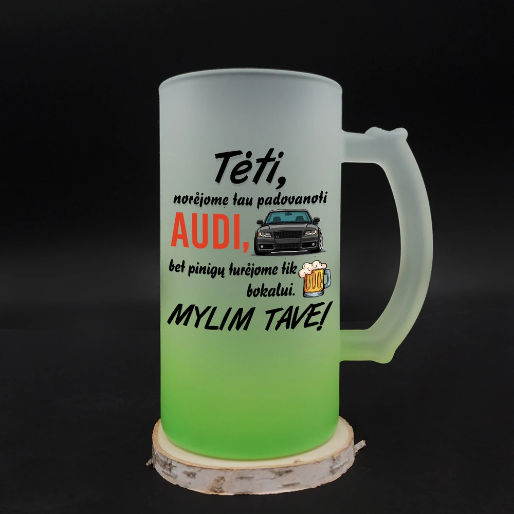 Bokalas "Norėjome tau padovanoti AUDI"
