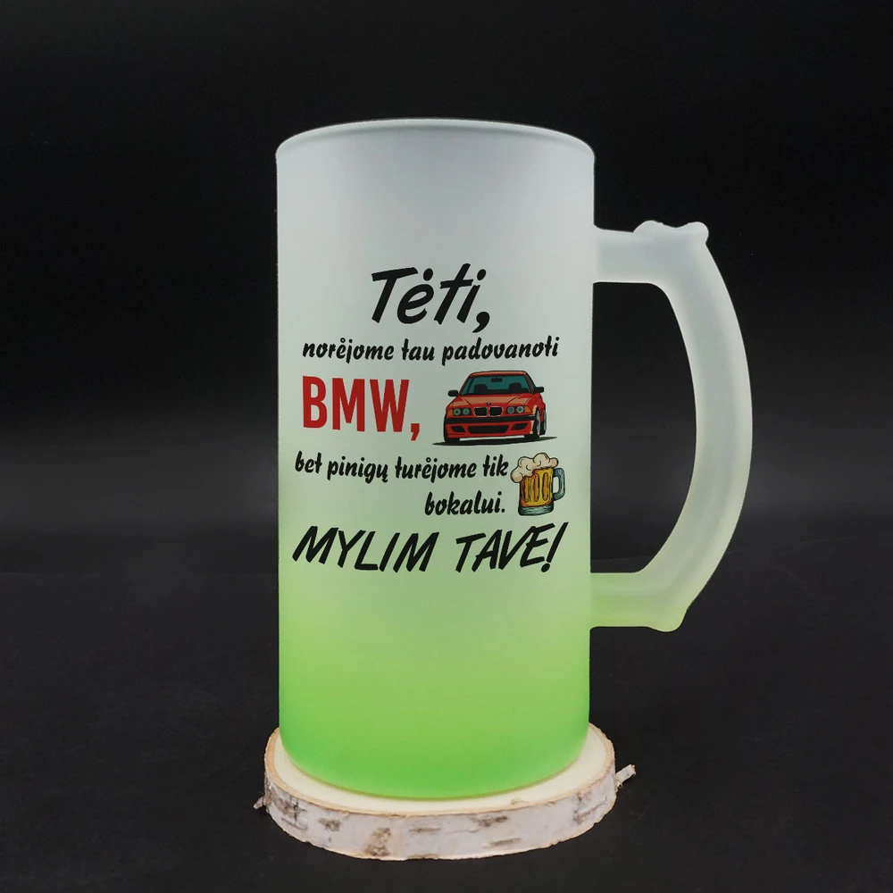 Bokalas "Norėjome tau padovanoti BMW"