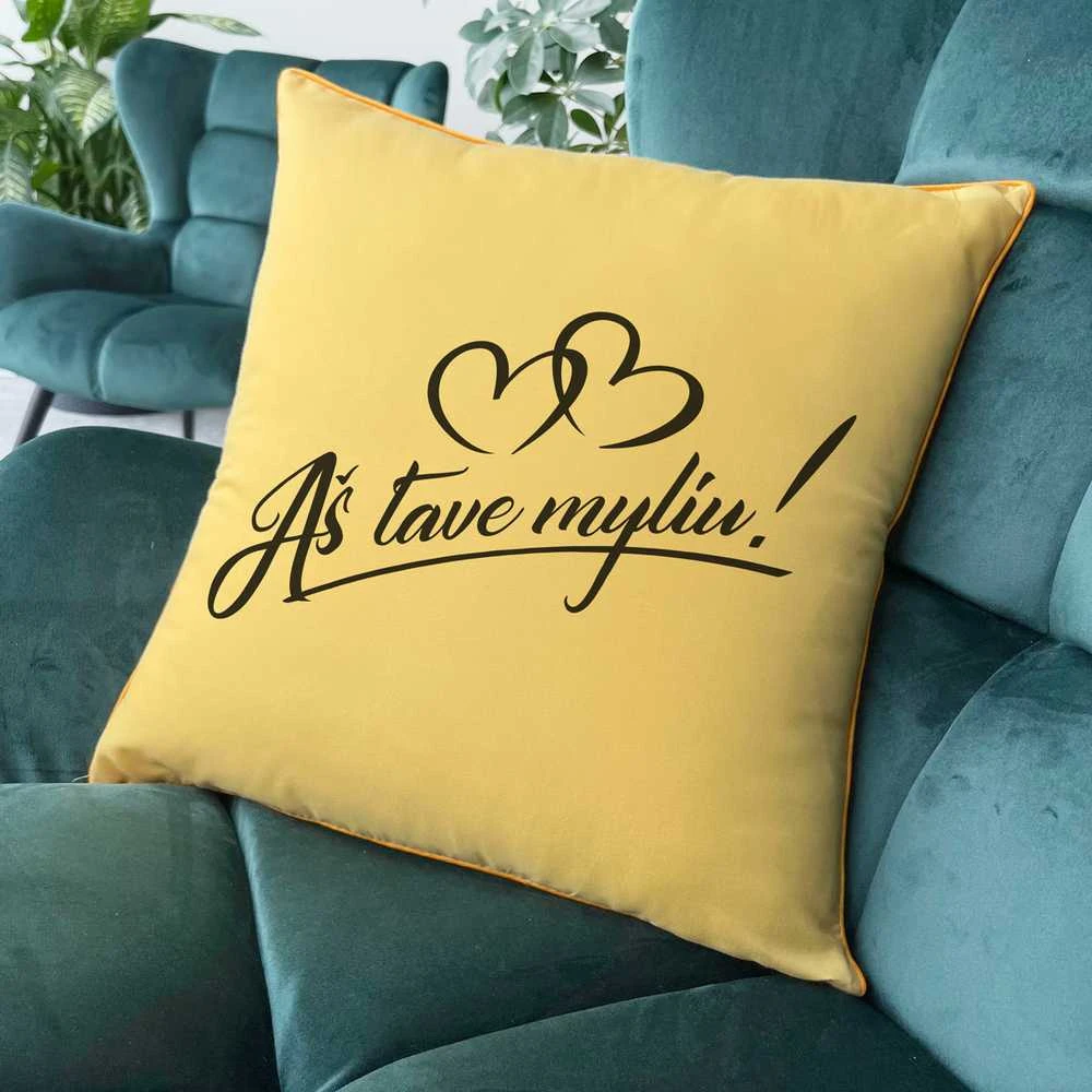 Dekoratyvinė pagalvėlė "Aš tave myliu"