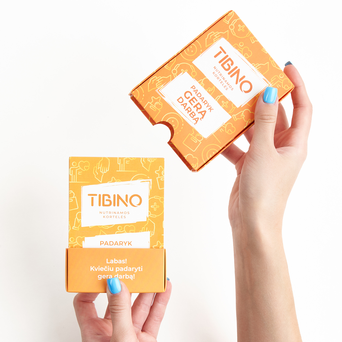 Nutrinamų kortelių rinkinys TIBINO 