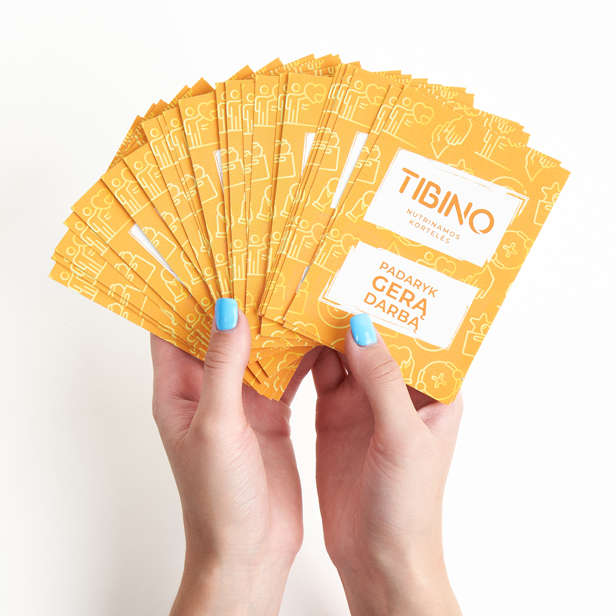 Nutrinamų kortelių rinkinys TIBINO 