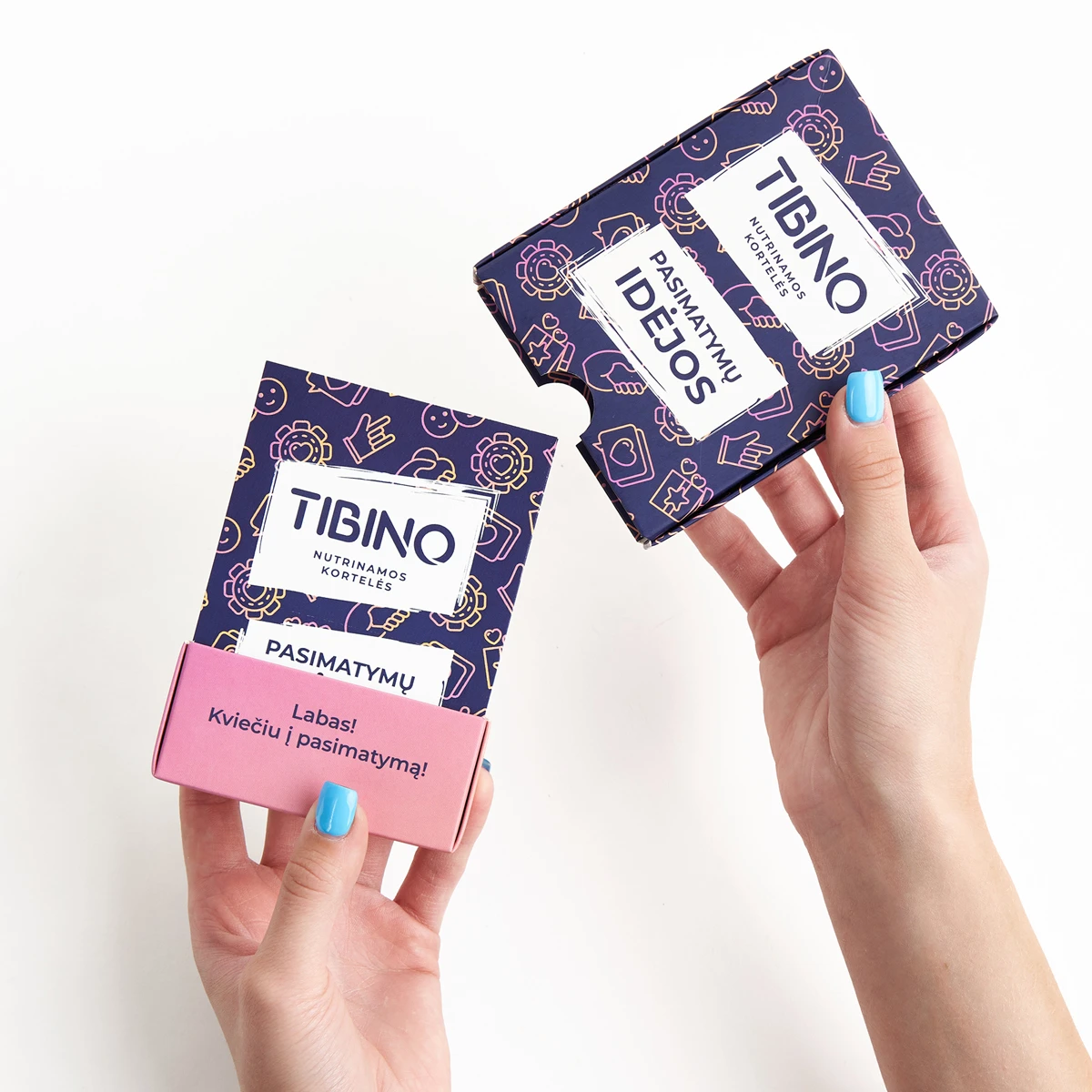 Nutrinamų kortelių rinkinys TIBINO 