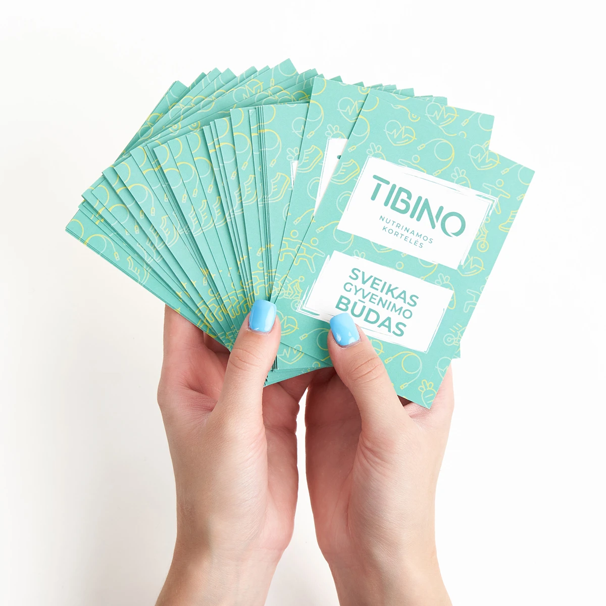 Nutrinamų kortelių rinkinys TIBINO 