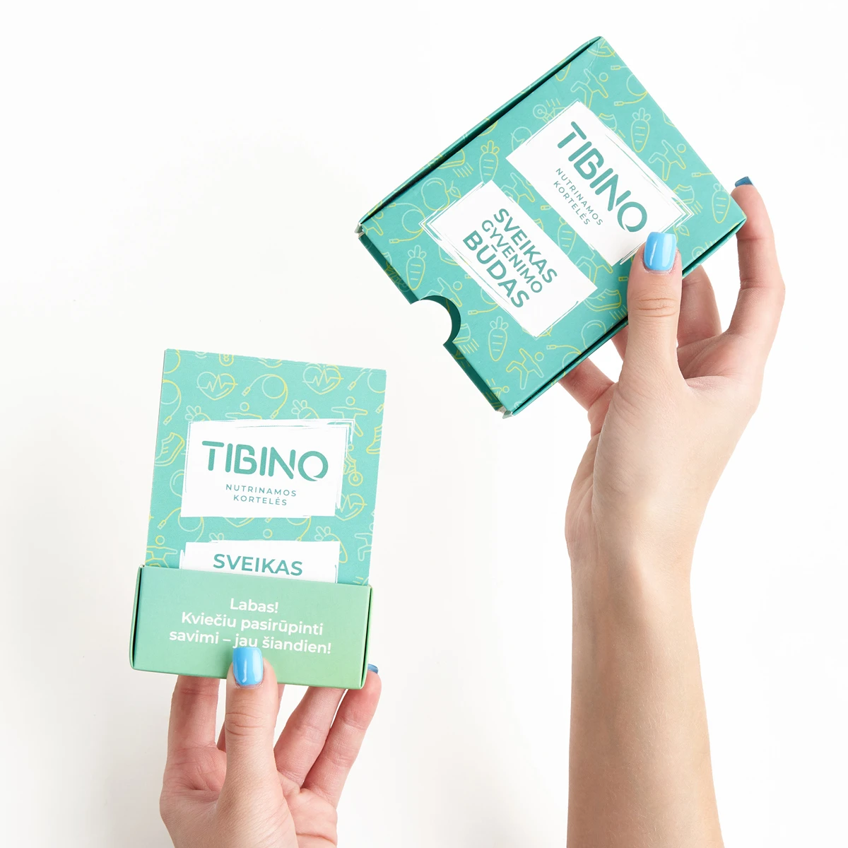 Nutrinamų kortelių rinkinys TIBINO 