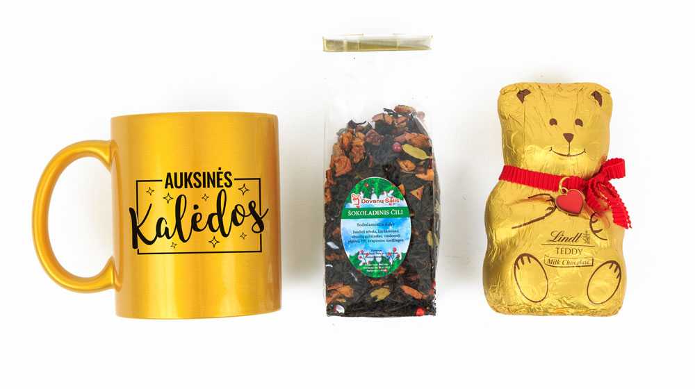 Dovanų rinkinys "Auksinės Kalėdos"
