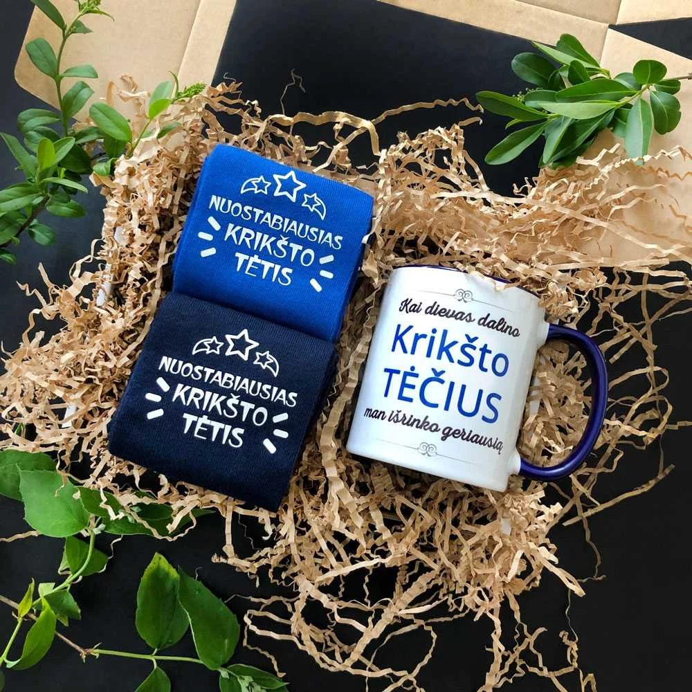 Dovanų rinkinys „Geriausias krikšto tėtis"