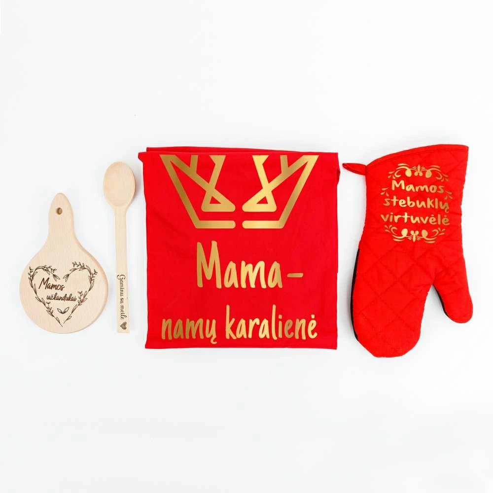 Dovanų rinkinys "Mama - virtuvės karalienė"