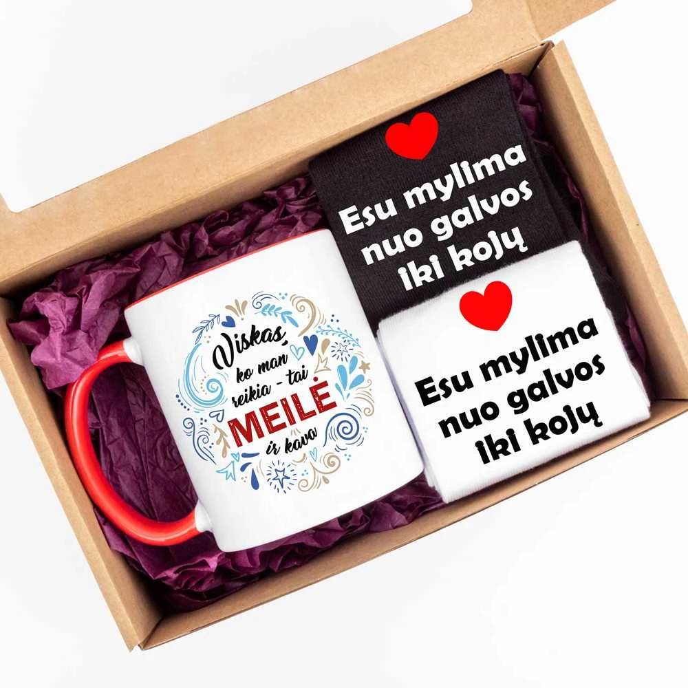 Dovanų rinkinys "Mylima nuo galvos iki kojų"