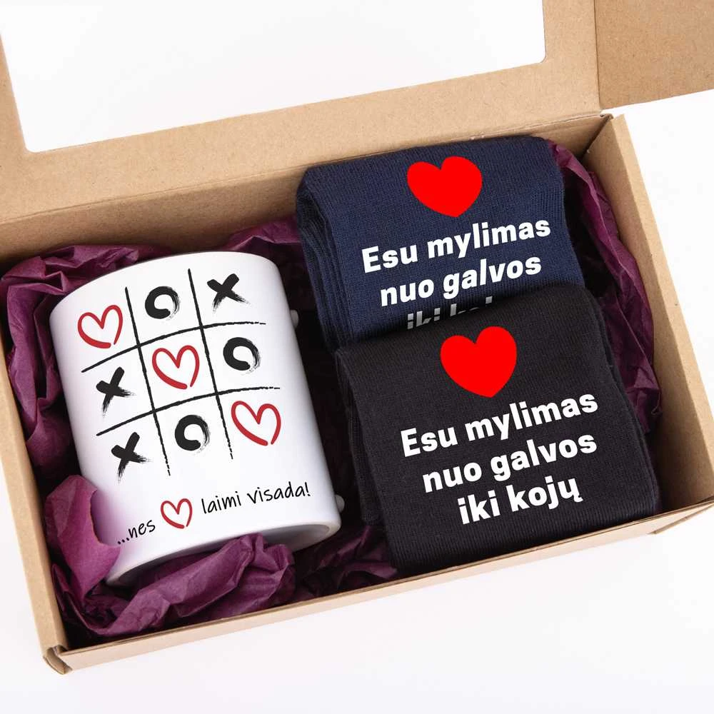 Dovanų rinkinys "Mylimas nuo galvos iki kojų"