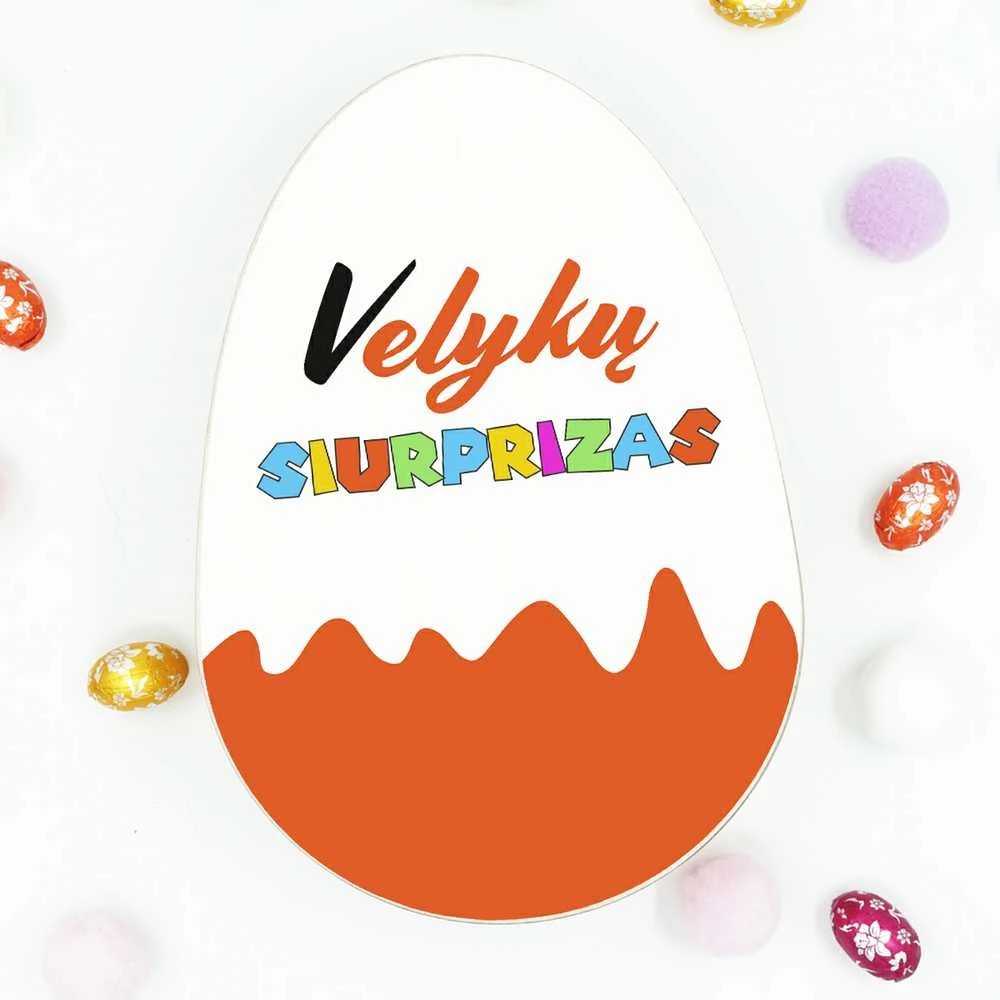 Dovanų rinkinys "Velykų siurprizas" su 8 kiaušiniais