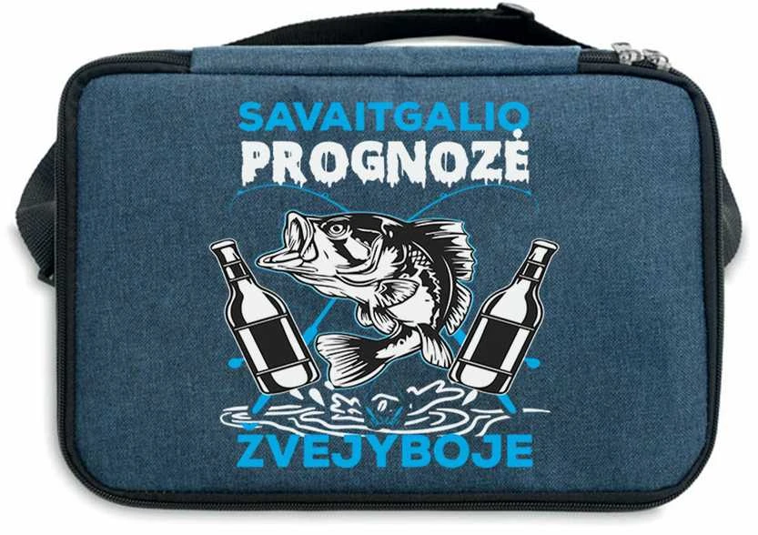 Dviejų skyrių šaltkrepšis "Savaitgalio prognozė žvejyboje"