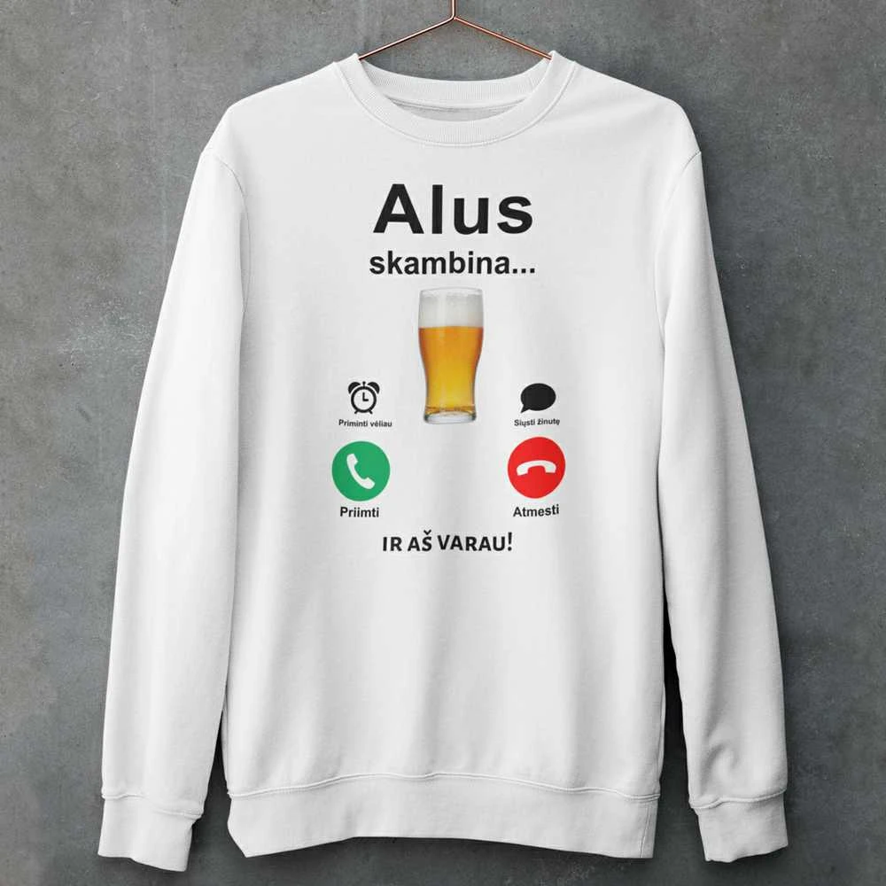 Džemperis "Alus skambina" (be kapišono)