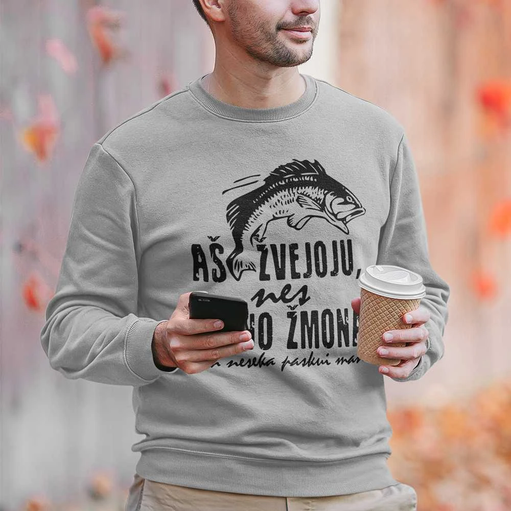 Džemperis "Aš žvejoju" (be kapišono)