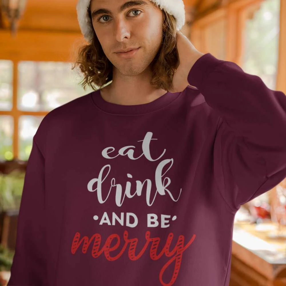 Džemperis "Be merry" (be kapišono)