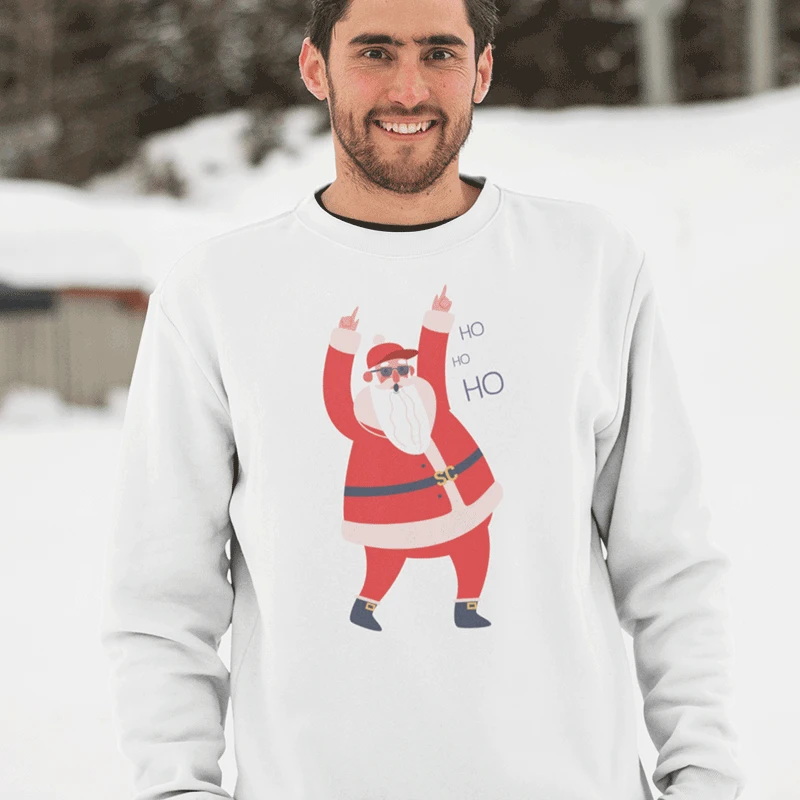 Džemperis "Ho Ho Ho" (be kapišono)