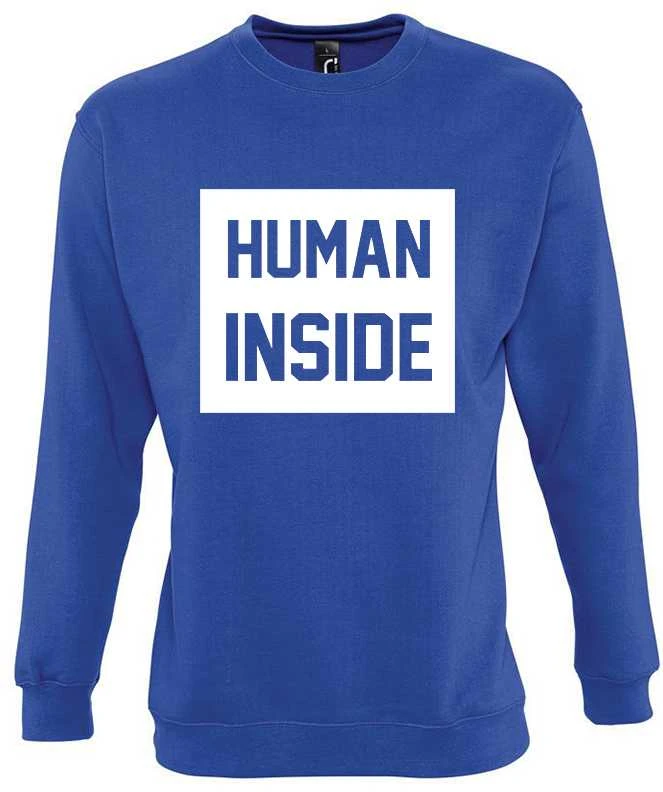 Džemperis "Human inside" (be kapišono)