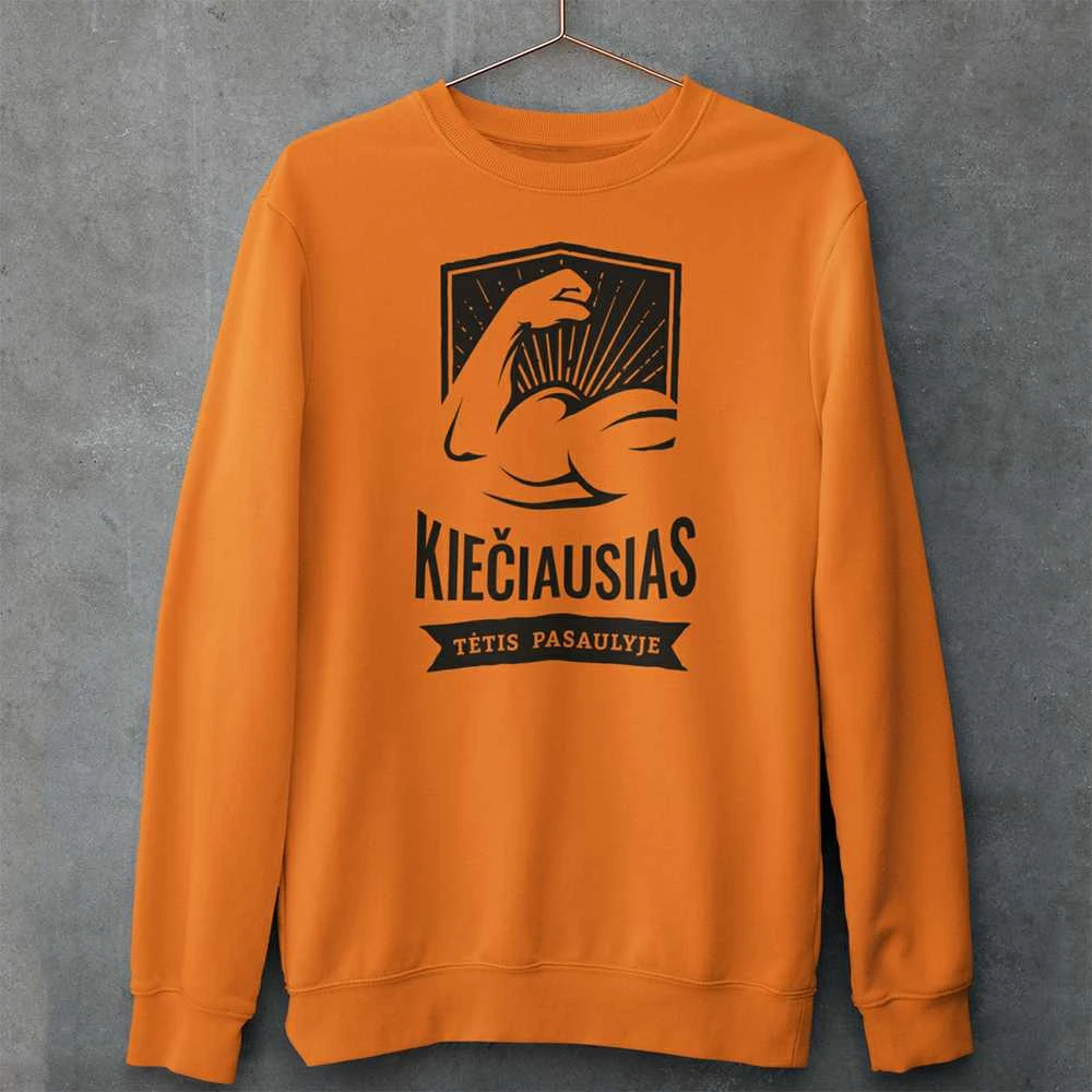 Džemperis "Kiečiausias tėtis pasaulyje" (be kapišono)