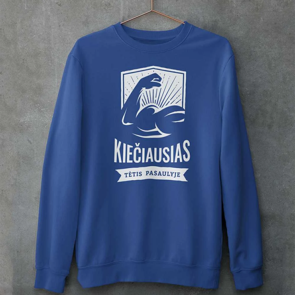 Džemperis "Kiečiausias tėtis pasaulyje" (be kapišono)