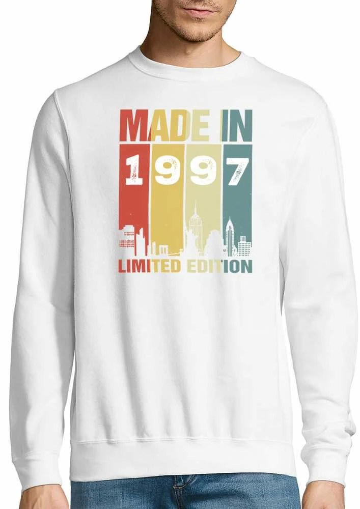 Džemperis "Limited edition" su Jūsų pasirinktais gimimo metais (be kapišono)