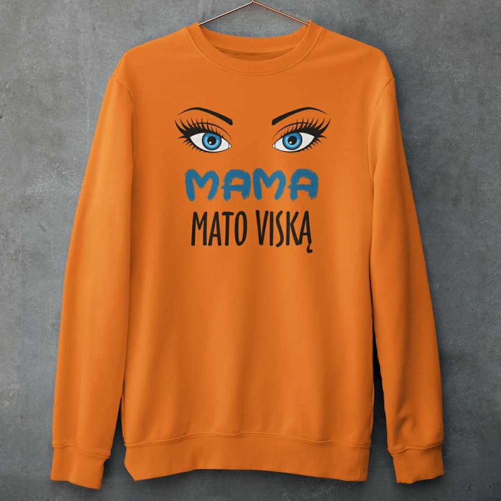 Džemperis "Mama mato viską" (be kapišono)