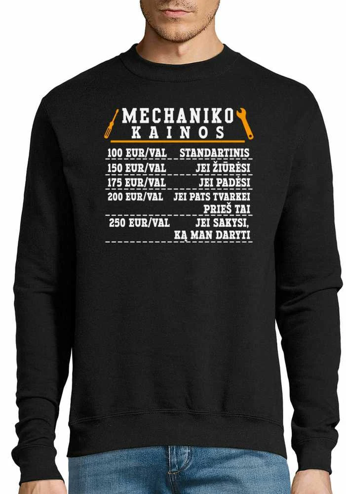 Džemperis "Mechaniko kainoraštis" (be kapišono)