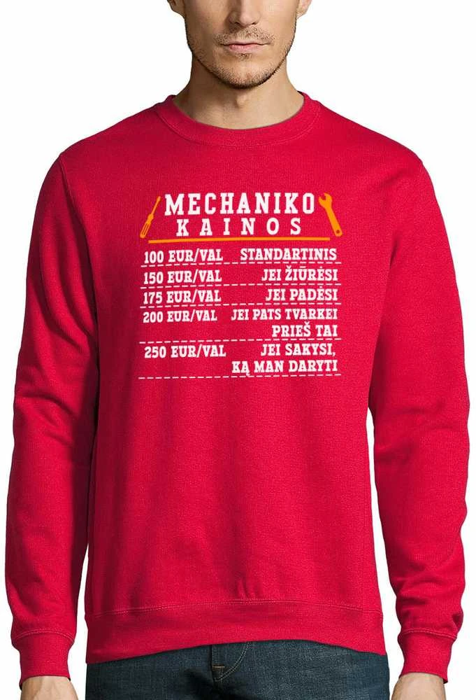 Džemperis "Mechaniko kainoraštis" (be kapišono)