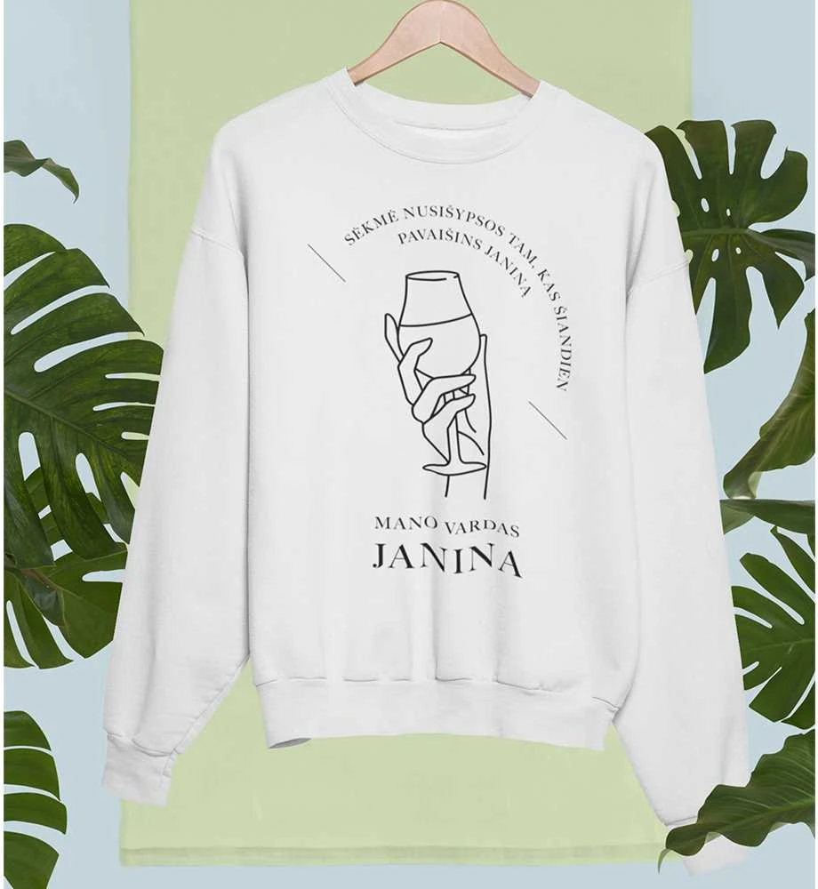 Džemperis "Pavaišink Janiną" (be kapišono)