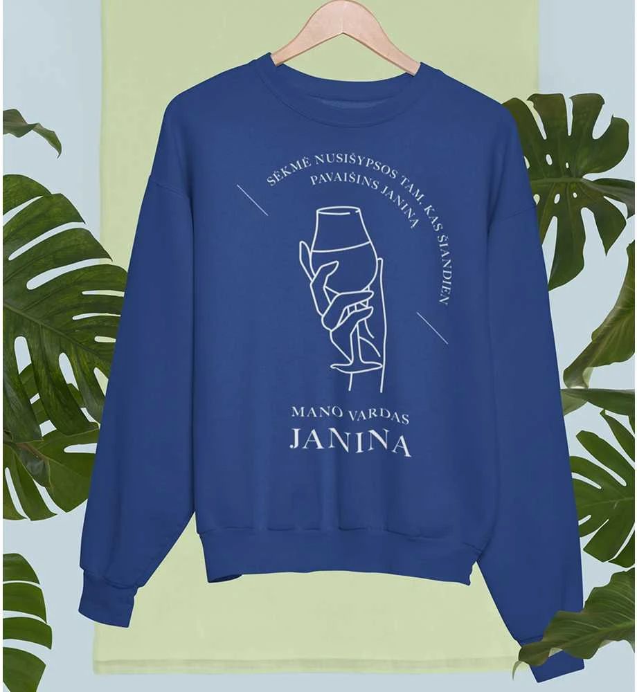 Džemperis "Pavaišink Janiną" (be kapišono)