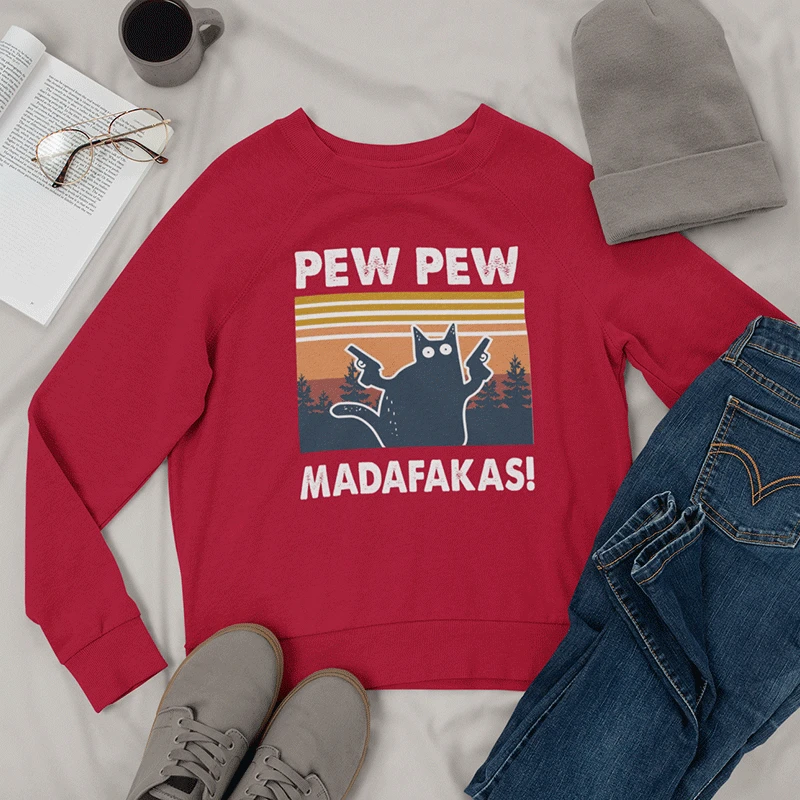 Džemperis "Pew Pew Madafakas" (be kapišono)