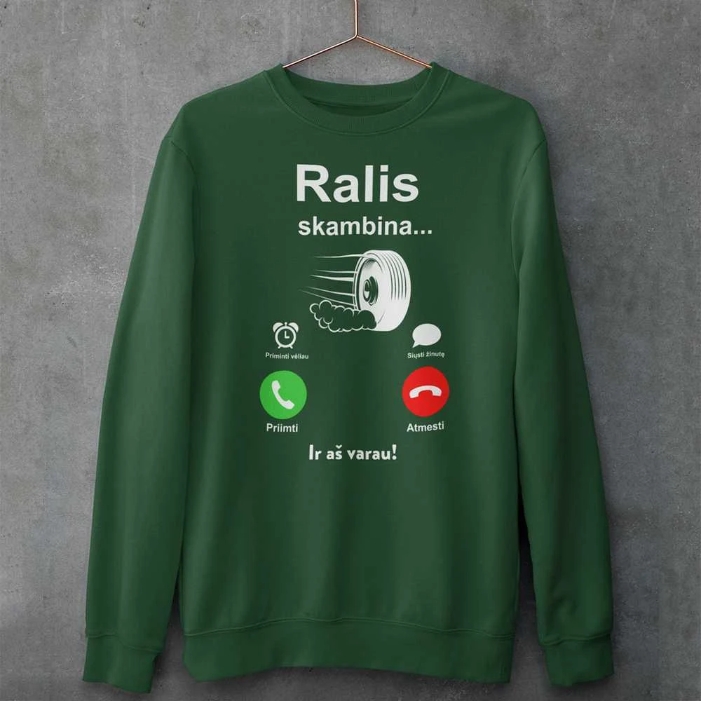 Džemperis "Ralis skambina" (be kapišono)