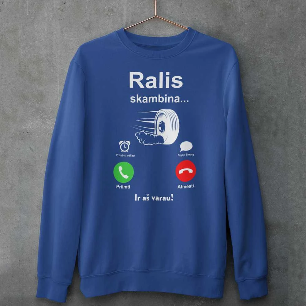 Džemperis "Ralis skambina" (be kapišono)