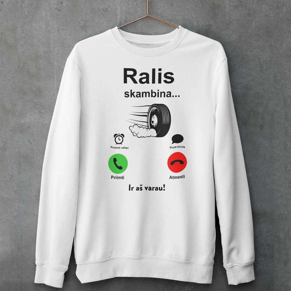 Džemperis "Ralis skambina" (be kapišono)