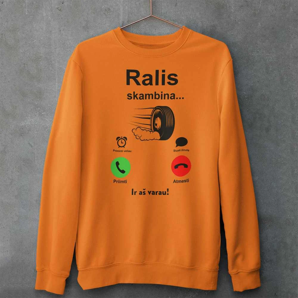 Džemperis "Ralis skambina" (be kapišono)