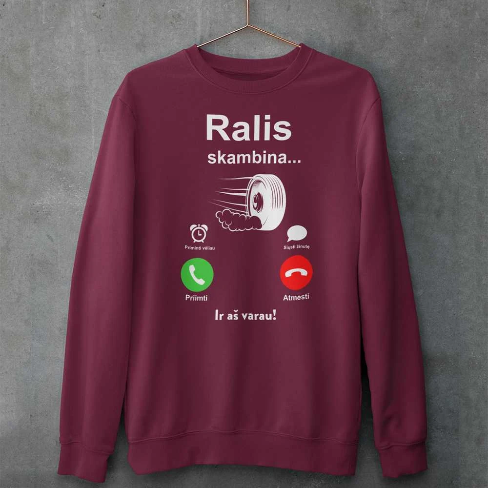 Džemperis "Ralis skambina" (be kapišono)