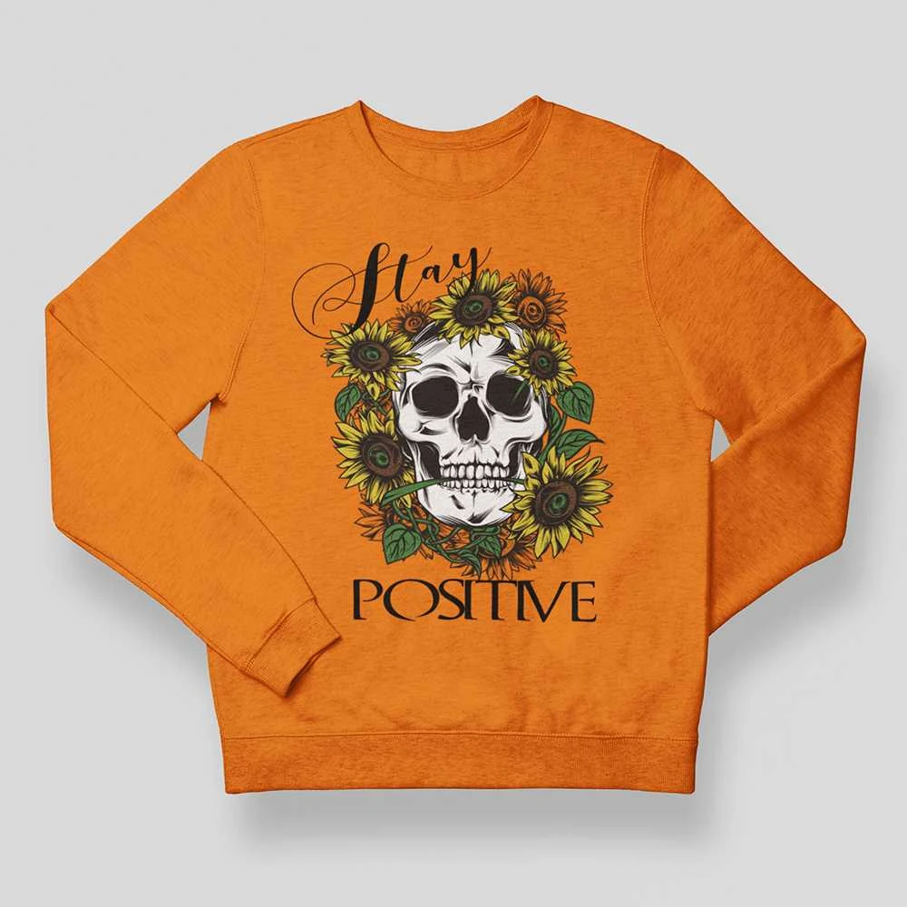 Džemperis "Stay positive" (be kapišono)