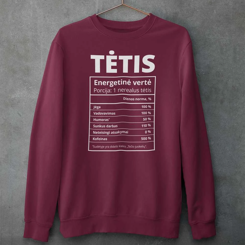 Džemperis "Tėčio sudėtis" (be kapišono)